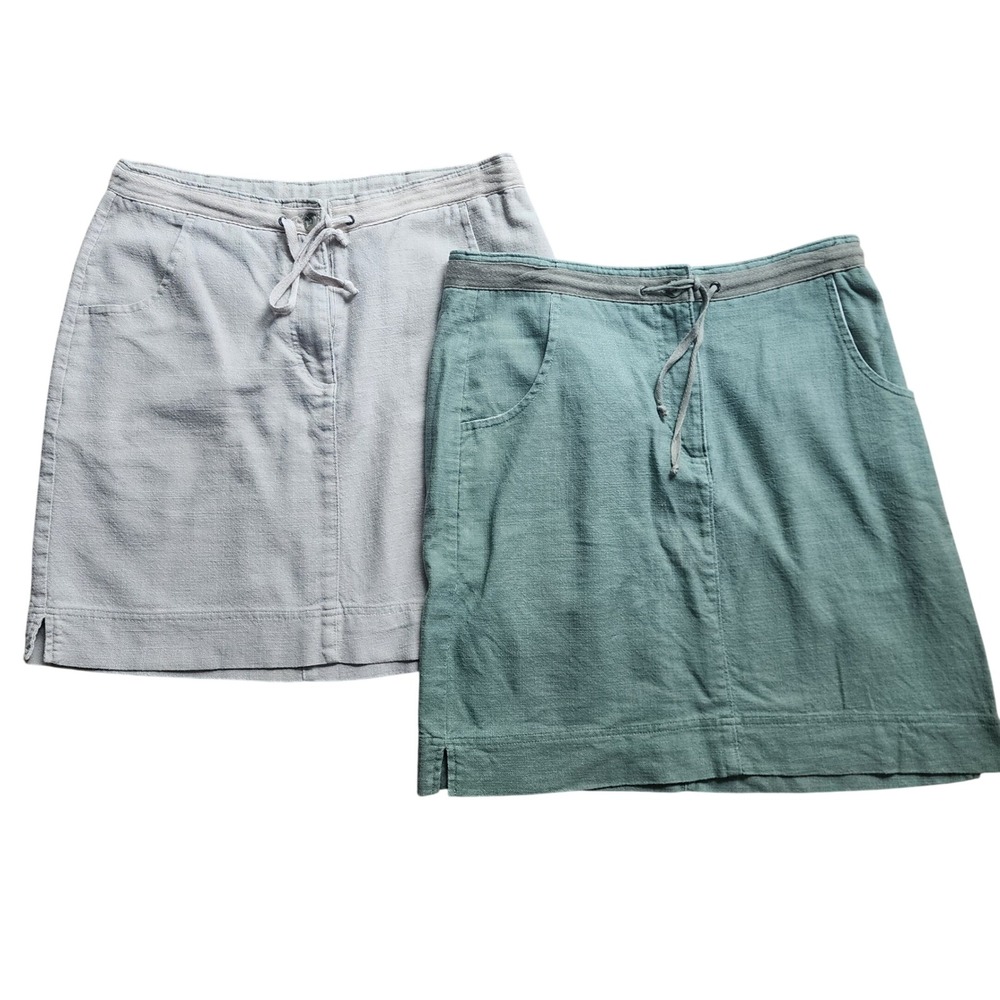 Woolrich Skirt Bundle Womens Size 6 Cotton Outdoor Hiking Casual Summer gorpcore